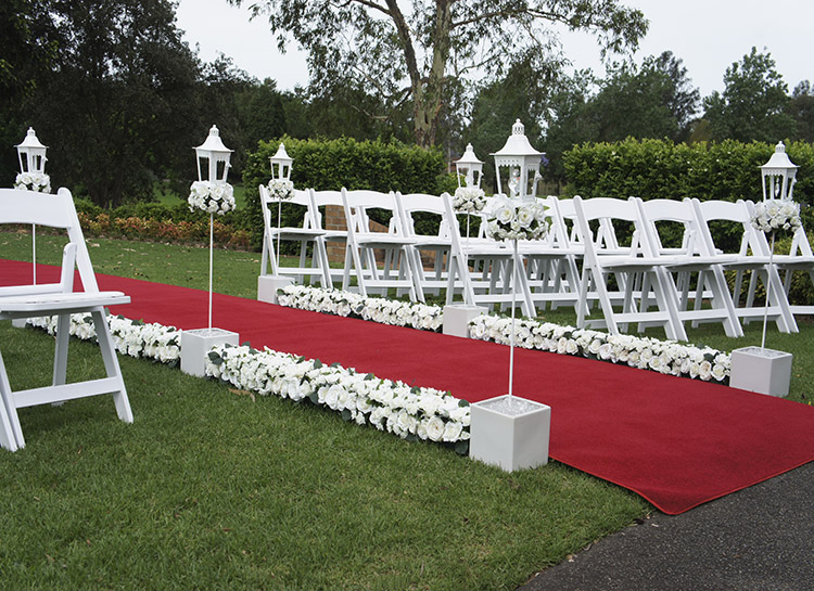 Crystal Lantern Aisle Ceremony Decorations